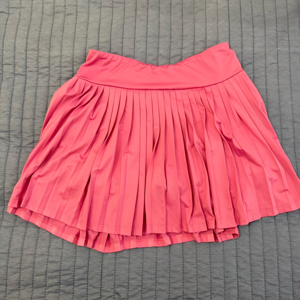 Art Class Pink Pleated Skater Mini Skort